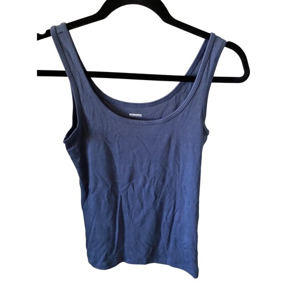 NWT QTY 4  Women's Sonoma Everyday Layering Tank Top Blue XS - Picture 1 of 5